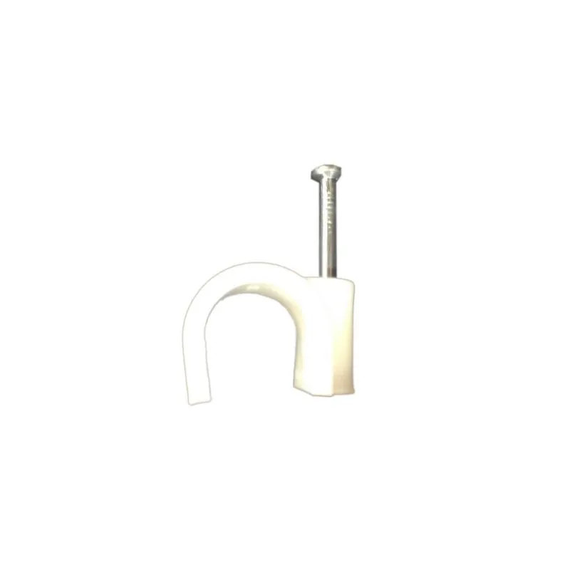 Cavo tondo jumper bianco: 7 mm (25 pezzi)