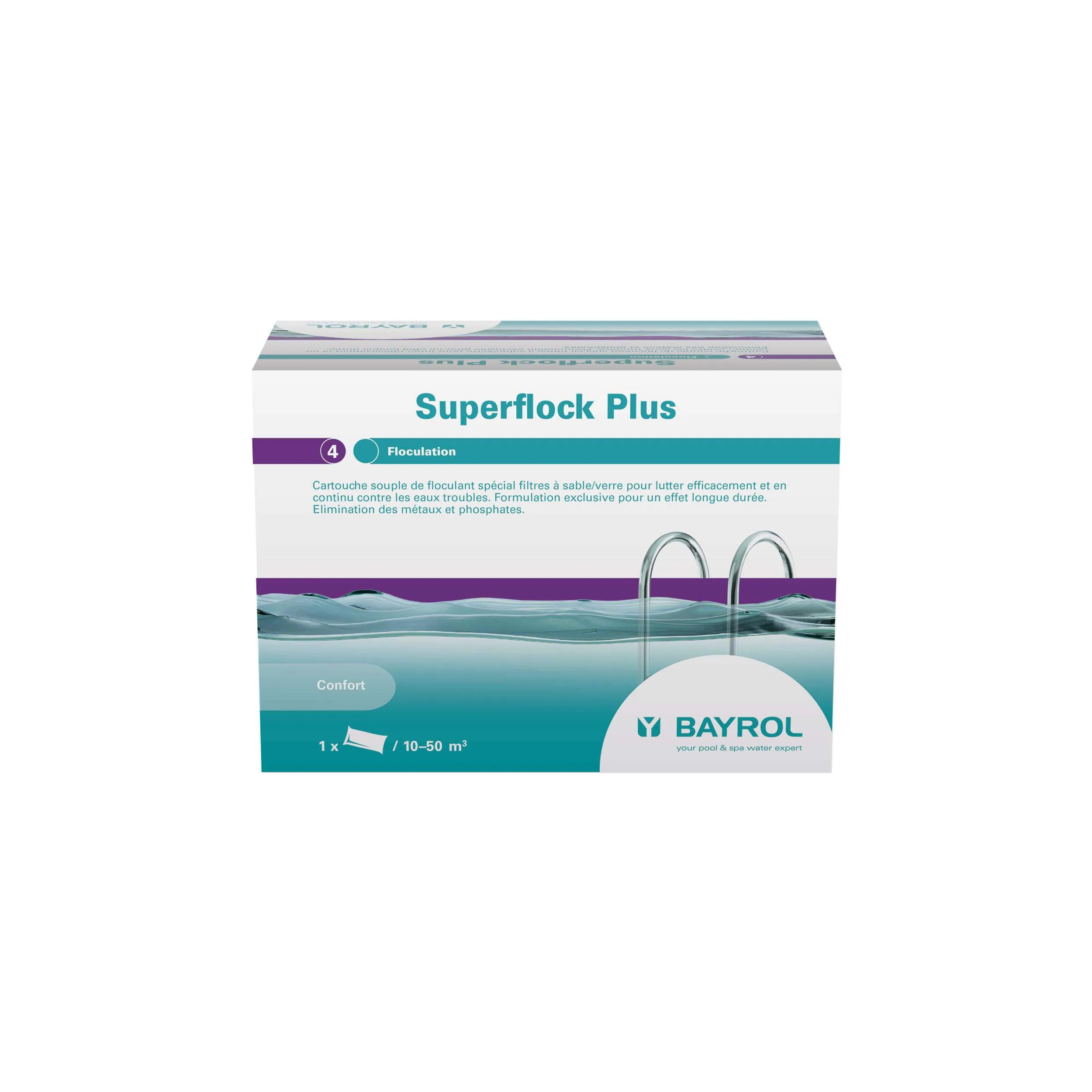 Scatola Superflock di 8 cartucce Bayrol