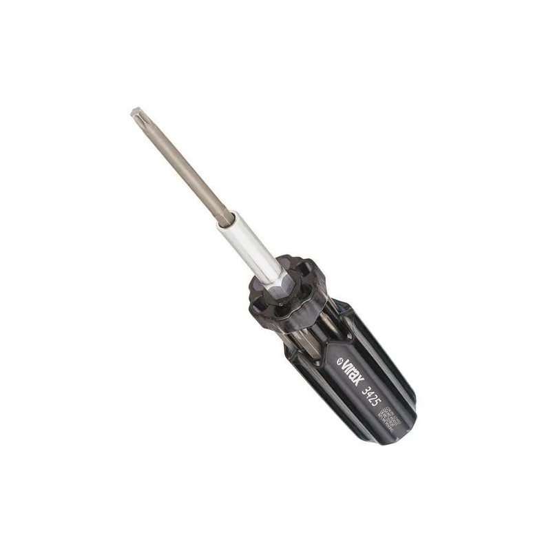 TORX screwdriver with 7 bits