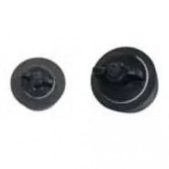 1"1/2 black rubber stopper Aqualux