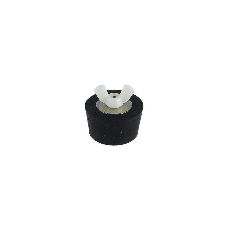 1"1/2 black rubber stopper Aqualux