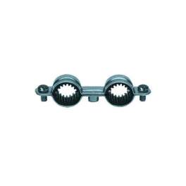 Collare isofonico doppio, diametro 22 mm, 10 pezzi. - Fischer - Référence fabricant : 540442