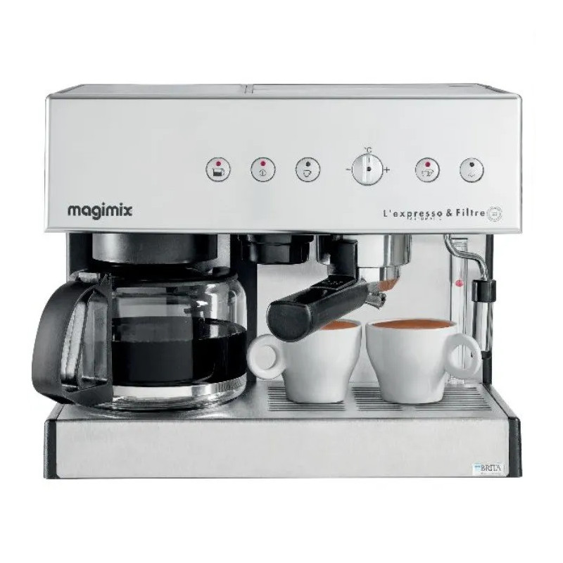 Expresso combina Magimix y filtro de cromo mate 1143 ENTREGAGRATUITA!