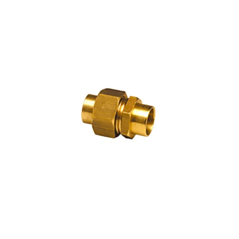 Union straight 340 CU 22 brass iron copper fitting