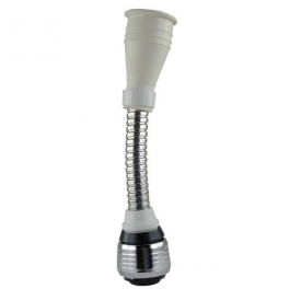 Rompejets de ventosa flexible para cuello de cisne, 2 chorros, 10L / min - ECOPERL - Référence fabricant : 040229-C