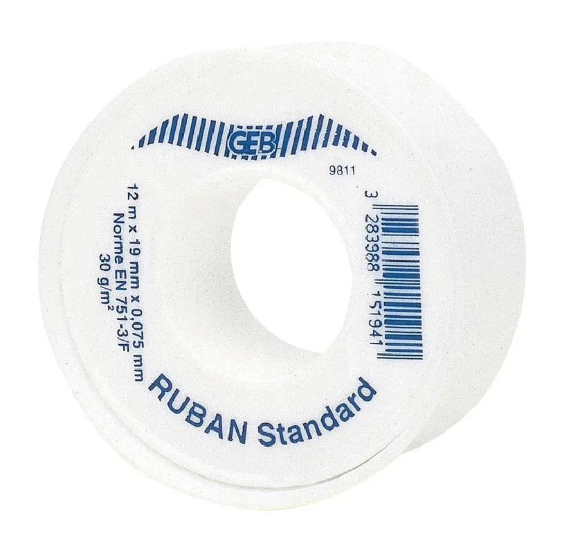 Standard Teflon: 19mm x 12M x 0.075mm