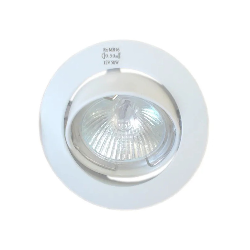 Alurorient Luce da incasso + Transfo - D.50 Bianco 50W elettronico