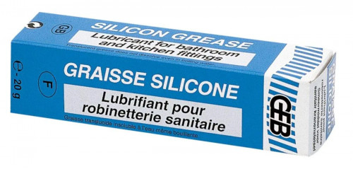 Graisse silicone pour robinet de vannes, étui tube de 20 g