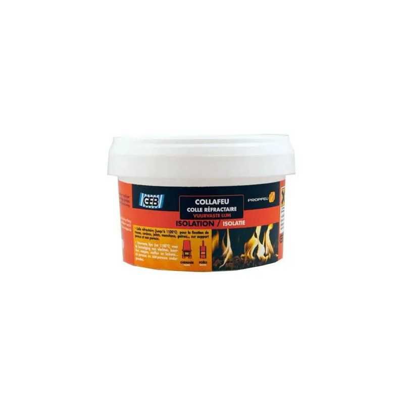 Collafeu colle pour produit réfractaire, pot diamètre 300g