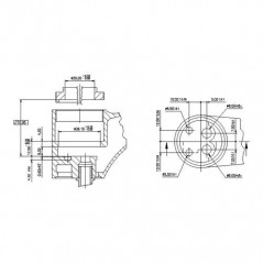 Cartouche céramique SD diamètre 40 mm