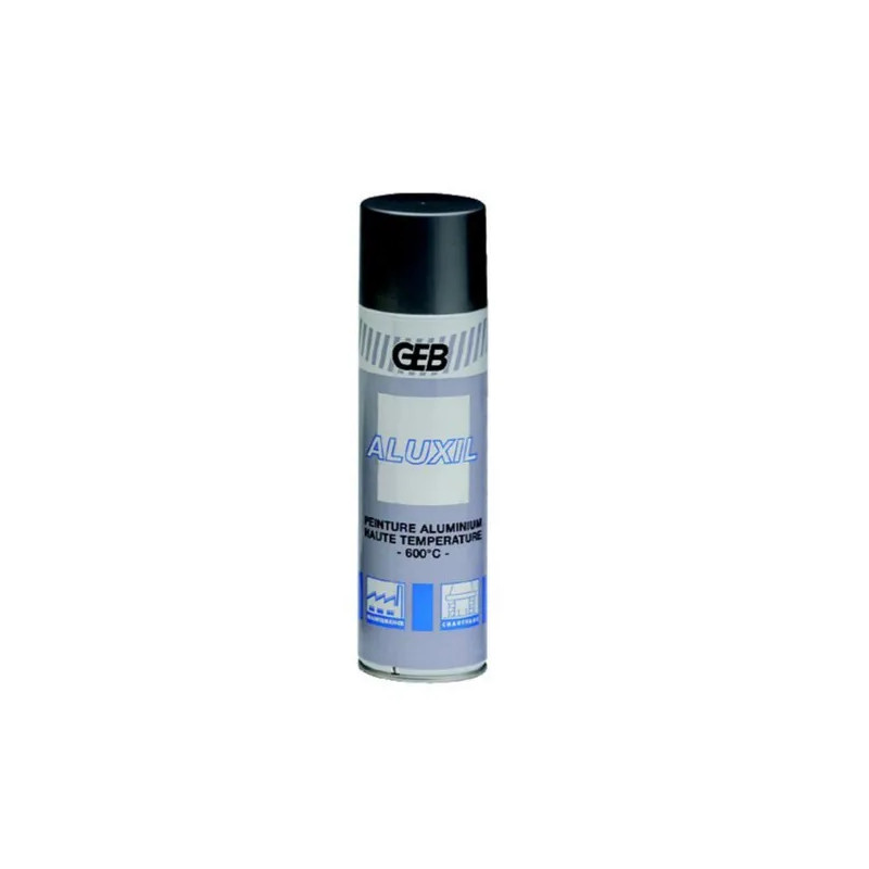 Aluxil : aluminium paint, high temperature : 650/500 ml aerosol