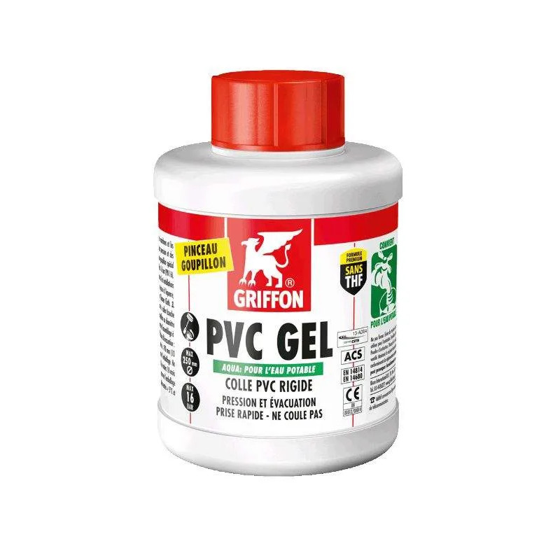 PVC glue: 500 ml pot