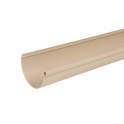 Half-round gutter LG25 diameter 25 mm, sand, length 2 m