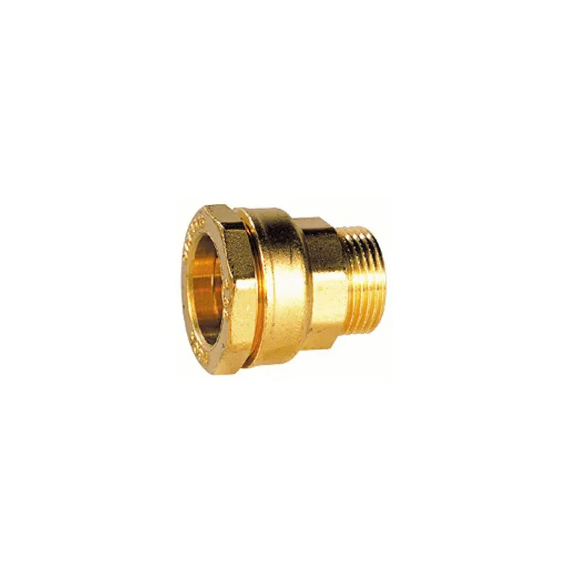 Conector macho recto 20x1/2 - 15X21