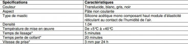 Gebsicone S translucent : Silicone sealant