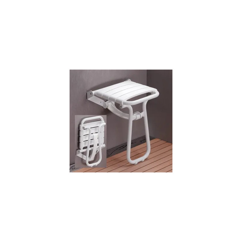 Retractable wall-mounted shower seat 140 kg