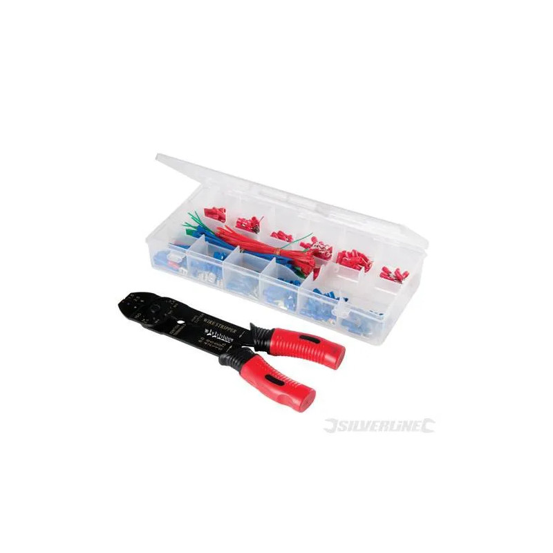 Crimping pliers + terminals set (271 pieces)