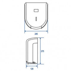 Paper dispenser Mini-Giant, D.245