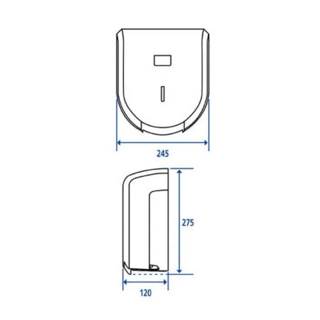 Distributeur de papier Mini géant, diamètre 245