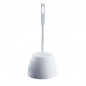 White polypropylene broom pot with brush