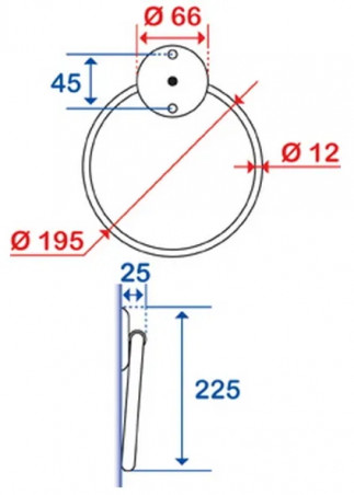 Anello per asciugamani eco.