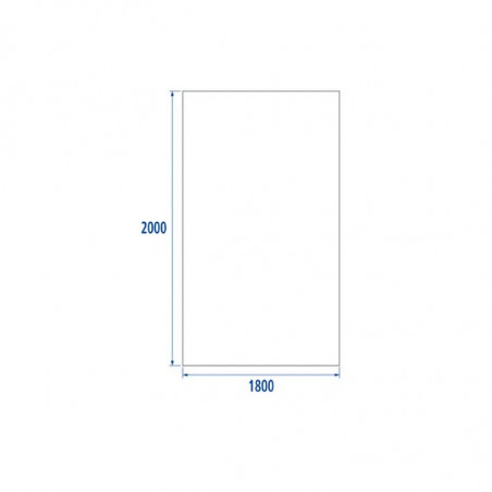 Cortina de PVC "Resistente al fuego": 2000x1800mm