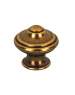 Bouton Lyonnais Zamak bronze brillant, D.30mm, H30mm, 1 pièce avec visserie.