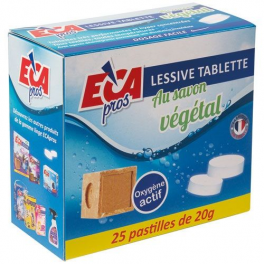 Sapone vegetale in compresse, 25 compresse - ECA PROS - Référence fabricant : 123307