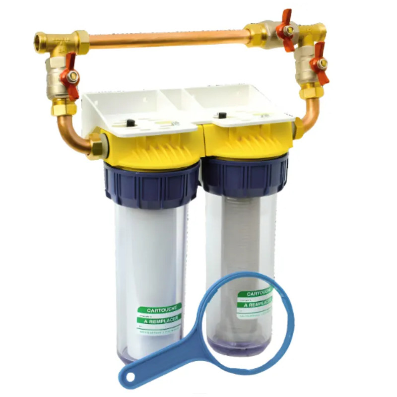 Duo By Pass filter, anti-corrosion and anti-limescale