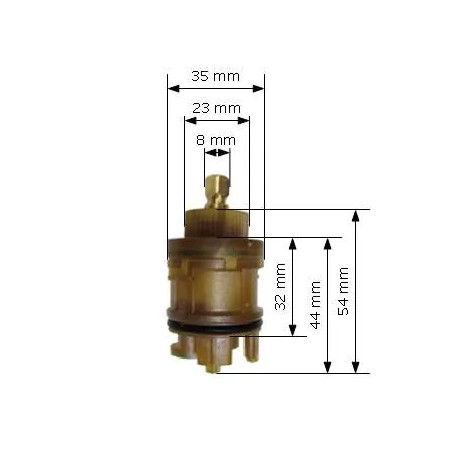 Reverse flow cartridge