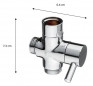 Deviatore colonna doccia: FM 3/4