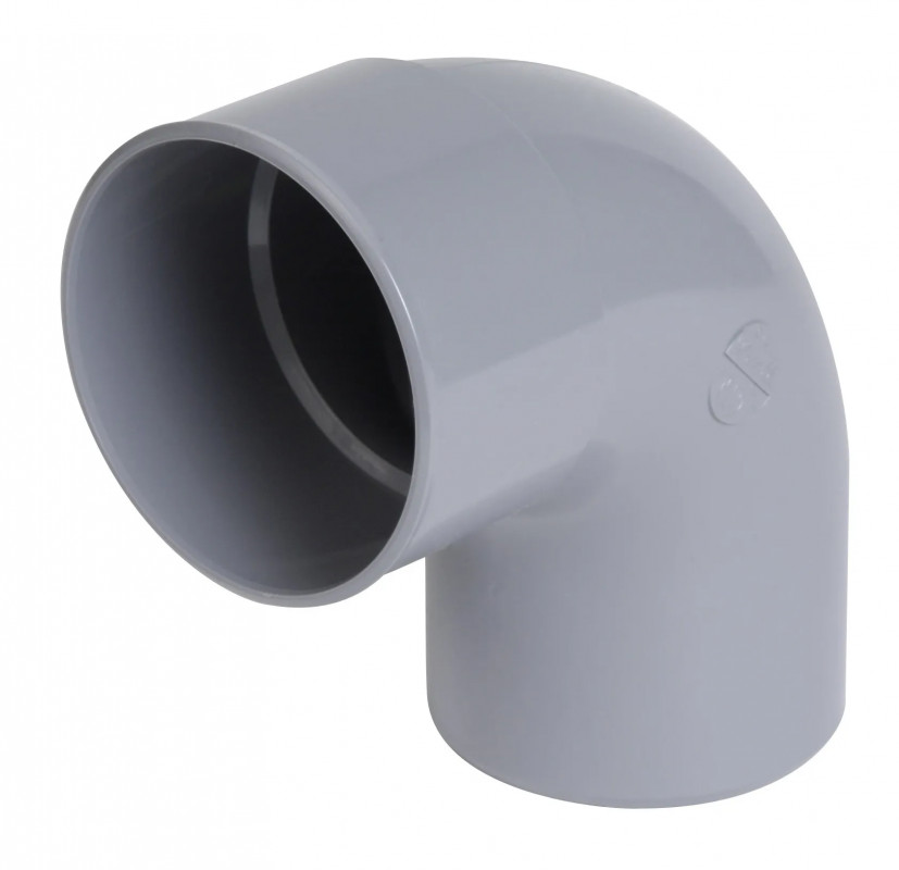 PVC elbow 87°30 (90°) MF : 100