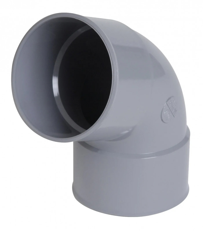 PVC elbow 67°30 FF : 63