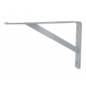 Console, epoxy-reinforced steel bracket 255 x 154 mm, white