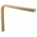 Multi-ply glued laminated wood screw-on bracket H.200xL.250mm.