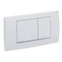  Geberit TWINLINE 30 DT dual-volume trigger plate, white, bright chrome