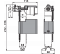 Robinet flotteur avec support pour Bati-support Sanit - Sanit - Référence fabricant : SAIRO2500100