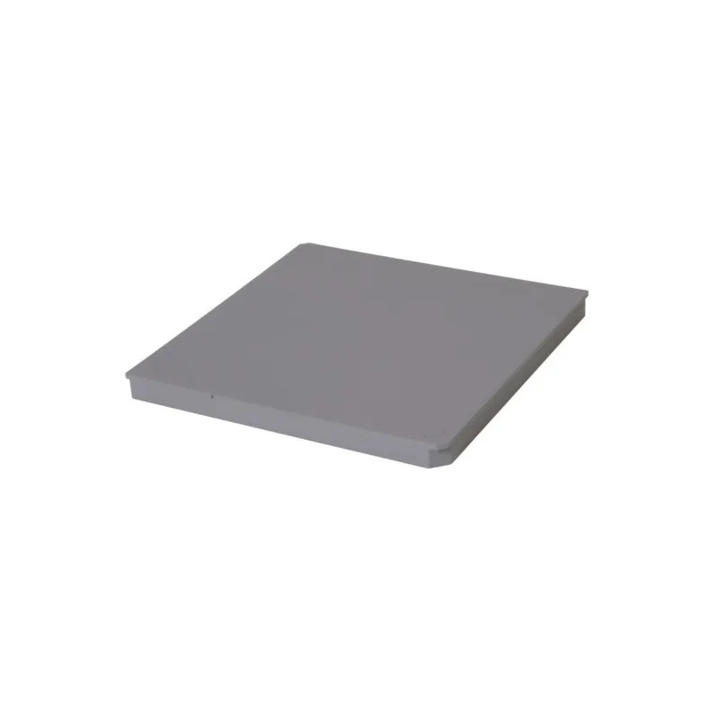 Manhole cover for chute: 25x25, grey