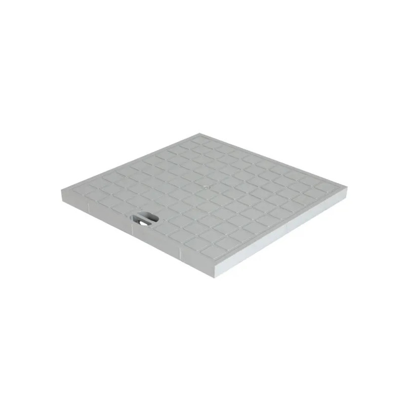 Manhole cover: 40x40, grey