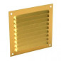 Alu gold eloxiert ohne Fliegengitter: quadratisch 15x15