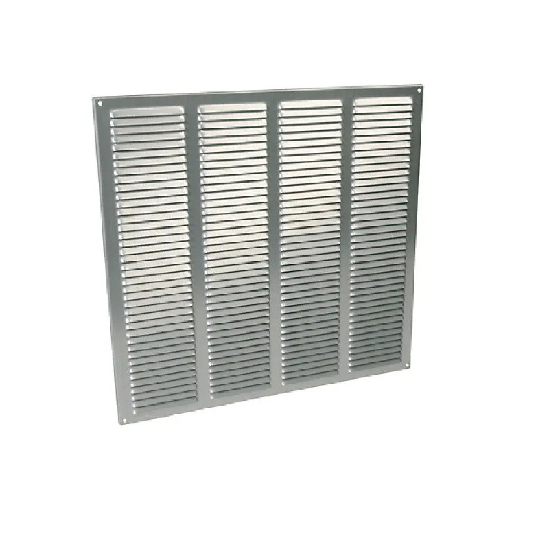 Grey anodised aluminium large model without mosquito net : square 49x49