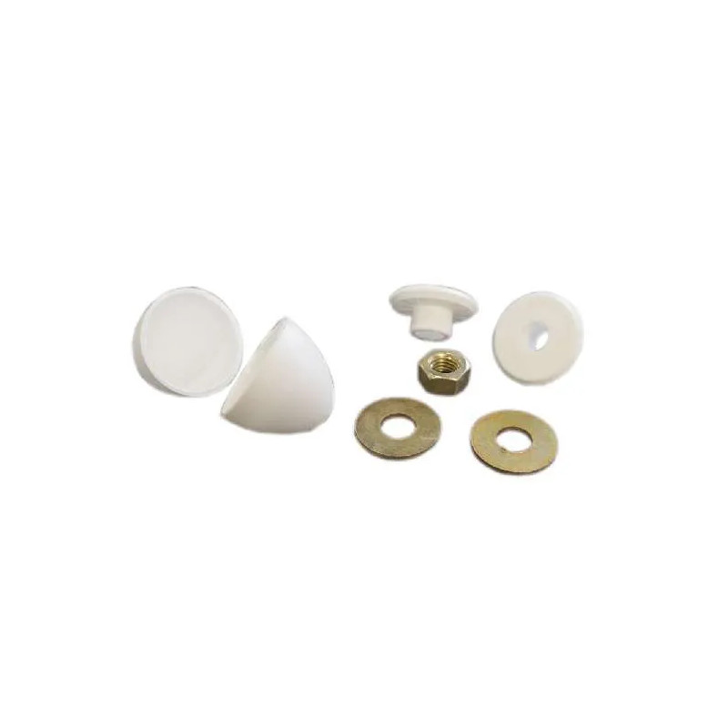 Toilet bowl fixing kit for support frame