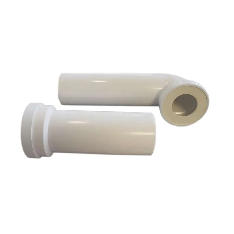 Evacuation elbow kit for support frame