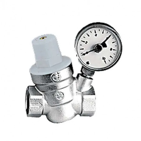 Pressure reducing valve 20X27 double female with mano