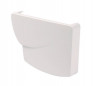 Straight gutter bottom ovation LG38 White