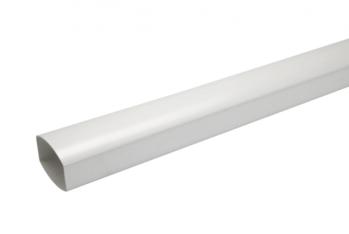 Downpipe TD107 White - 4 meters