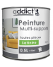 Peinture acrylique multi supports, blanc satin, 0,5 litre.