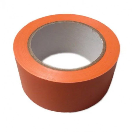 Ruban PVC adhésif orange : 33mx50mm