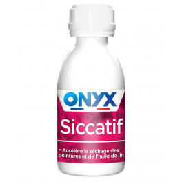 Secante, acelera el secado de todo tipo de pinturas, frasco de 190 ml - Onyx Bricolage - Référence fabricant : C23051906