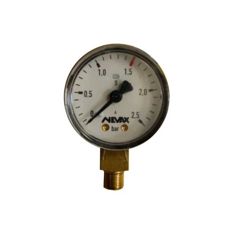 Acetylen-Manometer: D.50 - BP. 2,5 bar